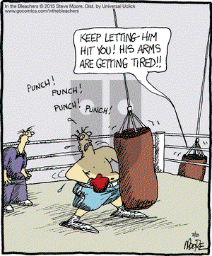 In the Bleachers on Tuesday July 21, 2015 Comic Strip