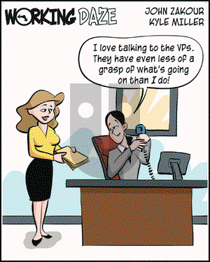 Working Daze - Monday July 7, 2003 Comic Strip