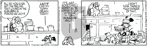 Over the Hedge on Friday August 27, 1999 Comic Strip