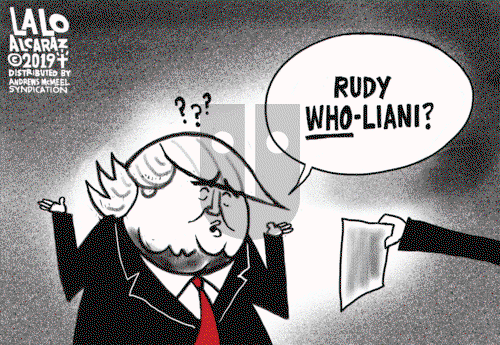 Lalo Alcaraz on Monday October 14, 2019 Comic Strip