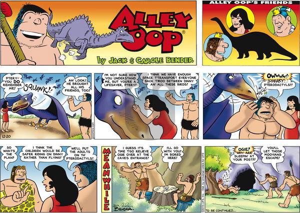 Alley Oop on Sunday December 20, 2015 Comic Strip