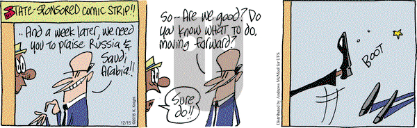 The Knight Life on Saturday December 15, 2018 Comic Strip