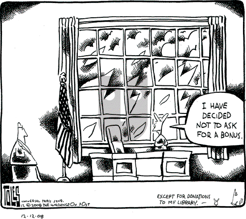 Tom Toles - Friday December 12, 2008 Comic Strip