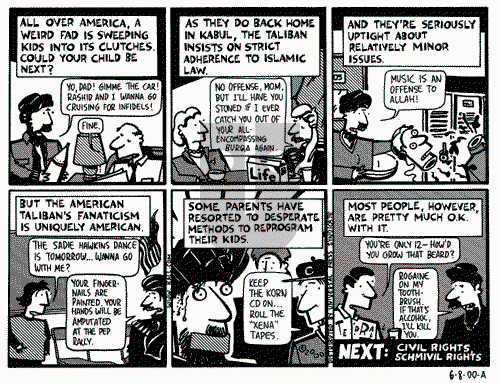 Ted Rall on Thursday June 8, 2000 Comic Strip