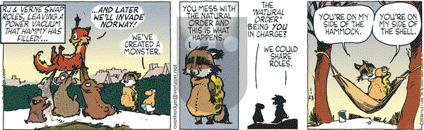 Over the Hedge on Monday February 23, 2009 Comic Strip