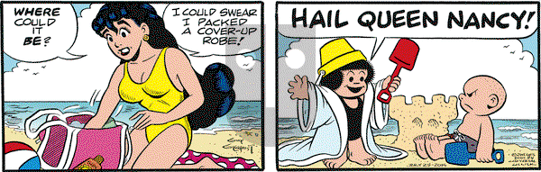 Nancy on Wednesday July 29, 2015 Comic Strip