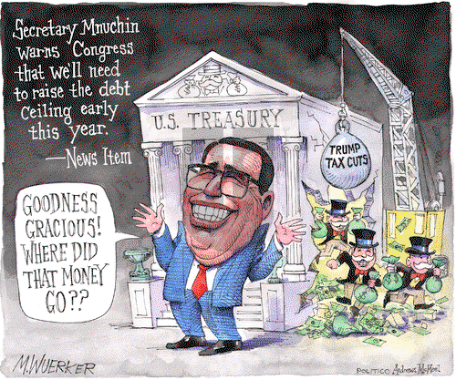 Matt Wuerker on Tuesday July 16, 2019 Comic Strip