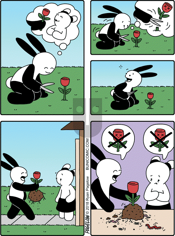 Buni on Friday April 20, 2018 Comic Strip