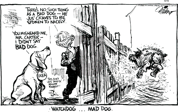 Pat Oliphant - Wednesday June 15, 1994 Comic Strip