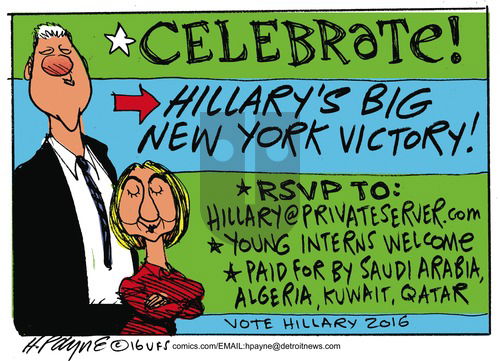 Henry Payne on Sunday April 24, 2016 Comic Strip