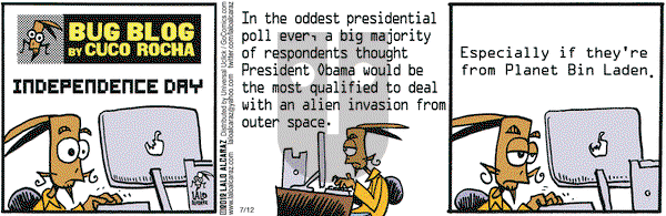 La Cucaracha on Thursday July 12, 2012 Comic Strip