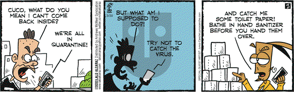 La Cucaracha on Monday March 30, 2020 Comic Strip