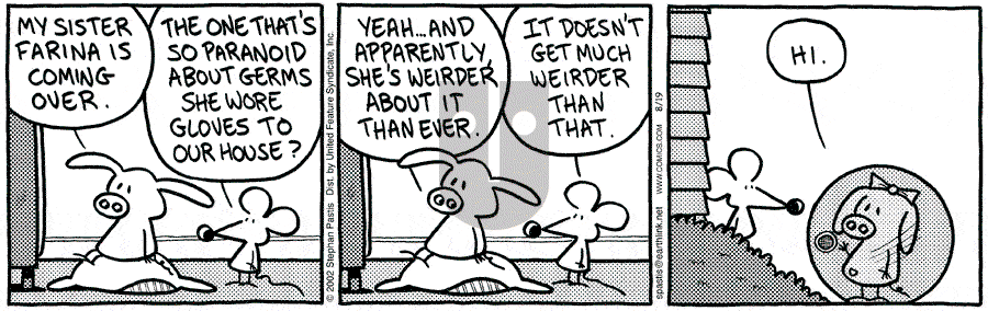Pearls Before Swine - Monday August 19, 2002 Comic Strip