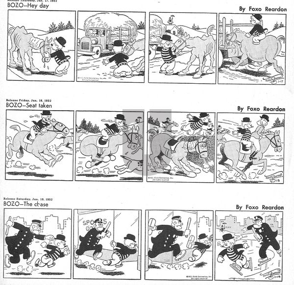 Bozo on Monday January 20, 2025 Comic Strip