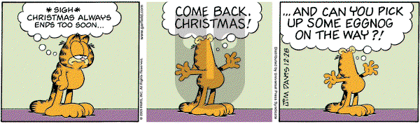 Garfield - Monday December 28, 2009 Comic Strip