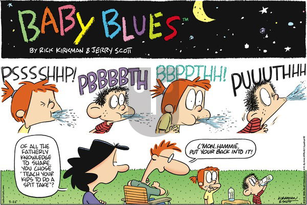Baby Blues on Sunday March 25, 2018 Comic Strip