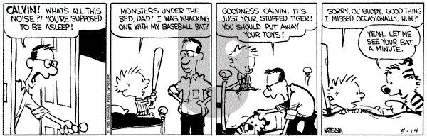 Calvin and Hobbes on Tuesday May 14, 1991 Comic Strip