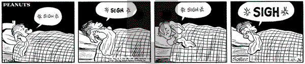 Peanuts on Saturday October 26, 1957 Comic Strip
