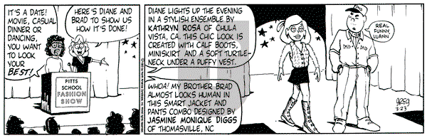 Luann on Thursday March 23, 1995 Comic Strip