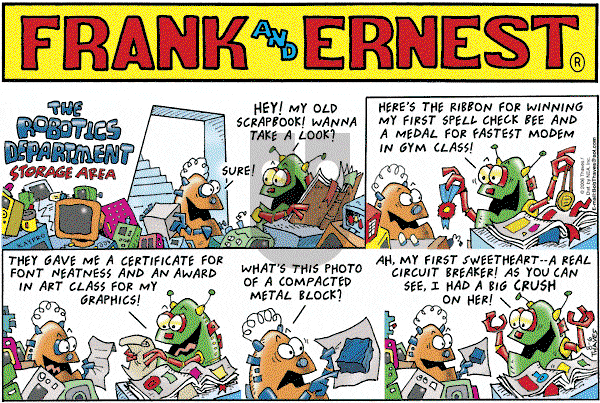 Frank and Ernest on Sunday August 6, 2006 Comic Strip