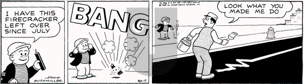 Nancy on Wednesday November 19, 1969 Comic Strip