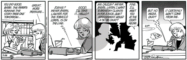 Doonesbury on Saturday May 28, 1994 Comic Strip