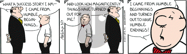 The Born Loser on Monday March 7, 2011 Comic Strip