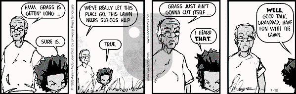 The Boondocks on Monday February 19, 2007 Comic Strip