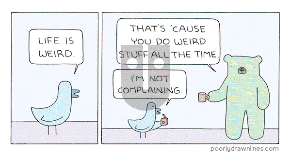Poorly Drawn Lines on Monday October 8, 2018 Comic Strip
