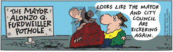 Frank and Ernest on Thursday September 1, 2005 Comic Strip