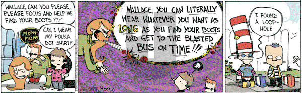Wallace the Brave on Tuesday March 26, 2019 Comic Strip