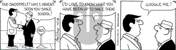 The Born Loser on Monday April 18, 2005 Comic Strip