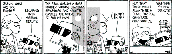 FoxTrot on Thursday August 5, 1993 Comic Strip