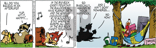 Over the Hedge on Thursday April 9, 2015 Comic Strip