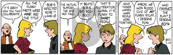 Luann on Wednesday May 28, 2003 Comic Strip