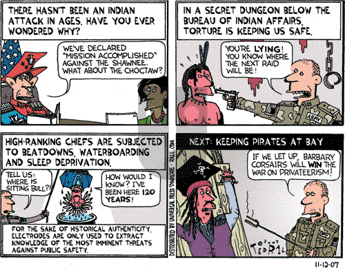 Ted Rall on Monday November 12, 2007 Comic Strip