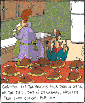 The Argyle Sweater - Wednesday December 17, 2008 Comic Strip