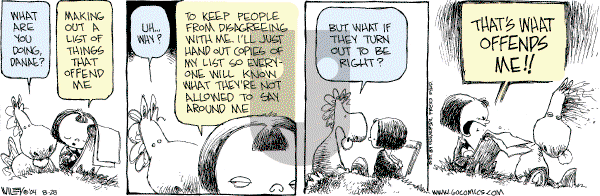 Non Sequitur - Thursday August 28, 2008 Comic Strip