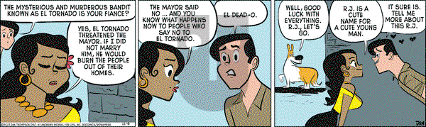 Rip Haywire on Saturday November 9, 2019 Comic Strip