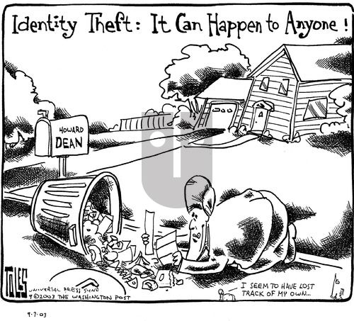 Tom Toles on Sunday September 7, 2003 Comic Strip
