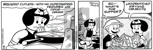 Nancy on Thursday January 22, 2004 Comic Strip