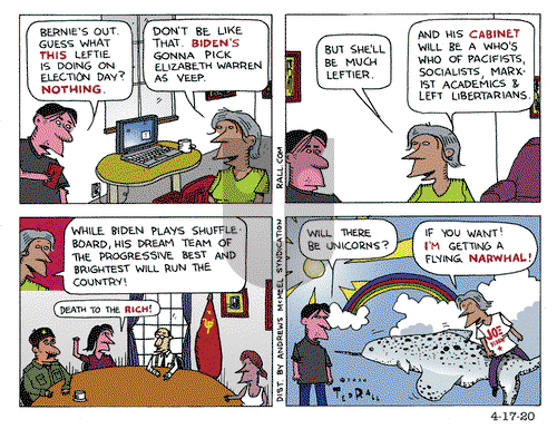 Ted Rall on Friday April 17, 2020 Comic Strip