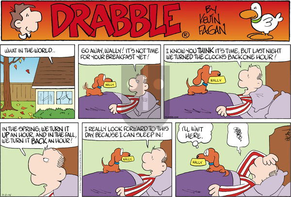 Drabble on Sunday November 2, 2014 Comic Strip
