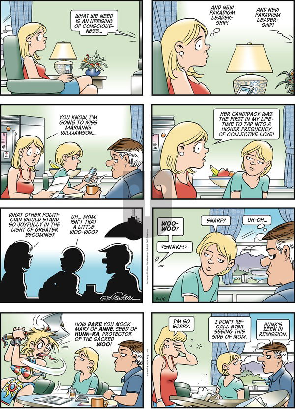 Doonesbury on Sunday September 8, 2019 Comic Strip