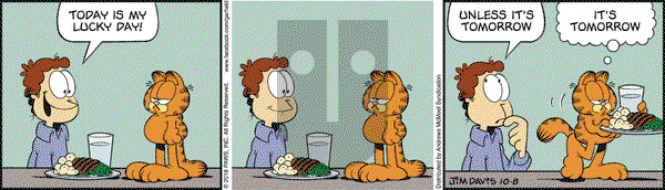 Garfield on Monday October 8, 2018 Comic Strip