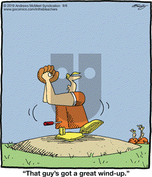 In the Bleachers on Friday September 6, 2019 Comic Strip