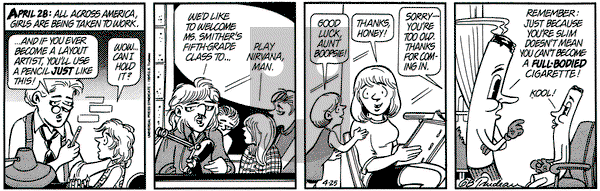 Doonesbury on Monday April 25, 1994 Comic Strip