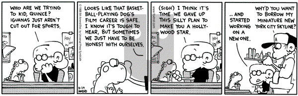 FoxTrot - Saturday August 29, 1998 Comic Strip