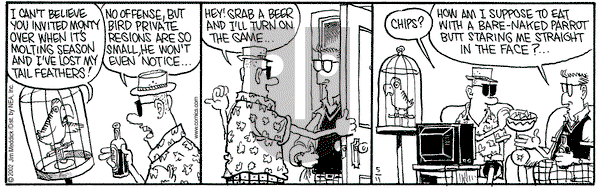 Monty on Saturday May 11, 2002 Comic Strip