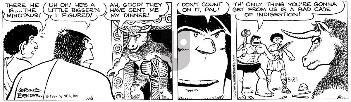 Alley Oop - Wednesday May 21, 1997 Comic Strip
